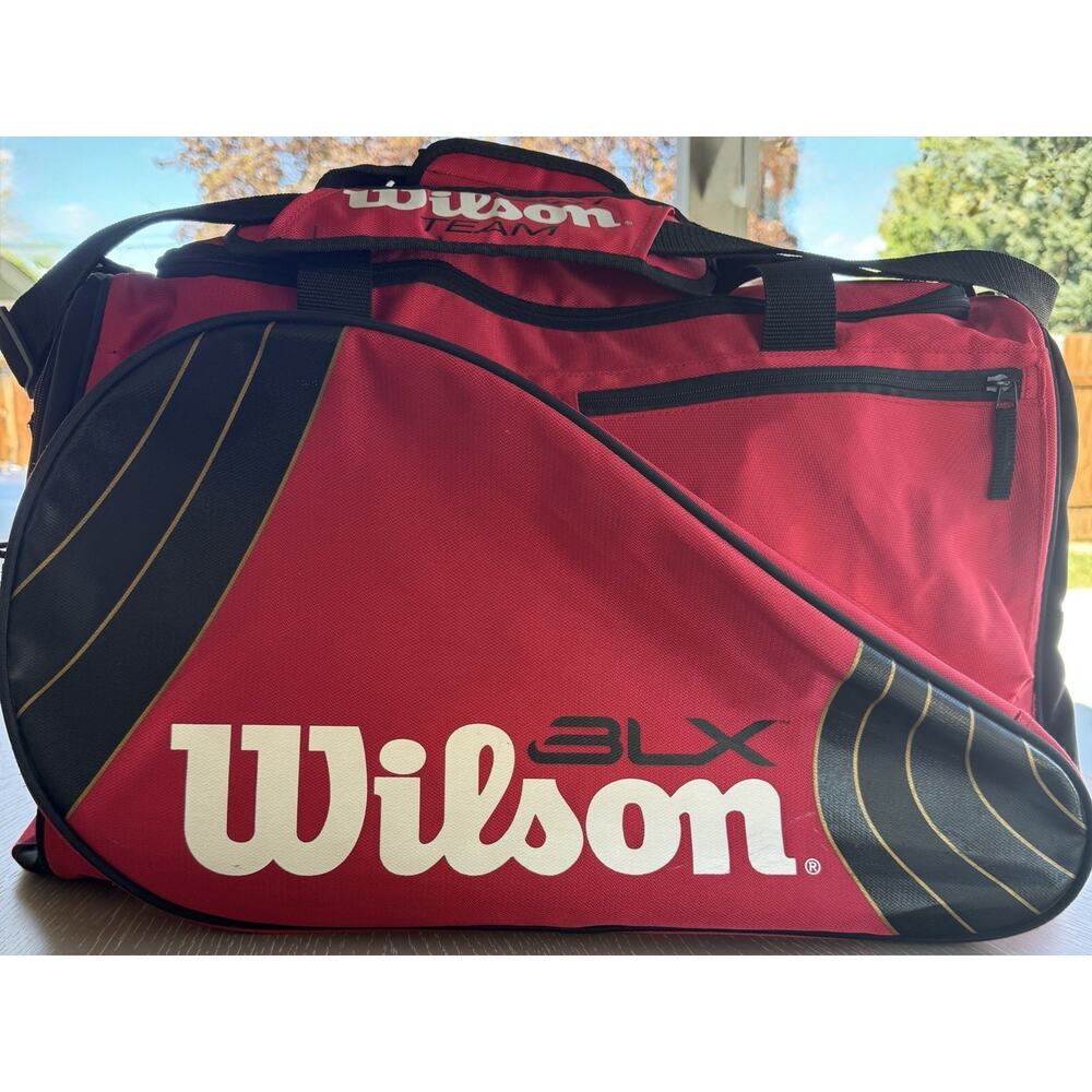 Wilson BLX Team Tennis Equipment Bag With Shoulder Straps Red